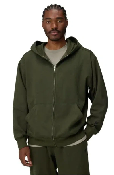 Fabletics The Go-to Full Zip Hoodie In Green