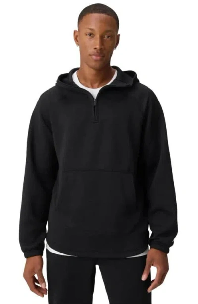 Fabletics The Gridtech Quarter Zip Hoodie In Black