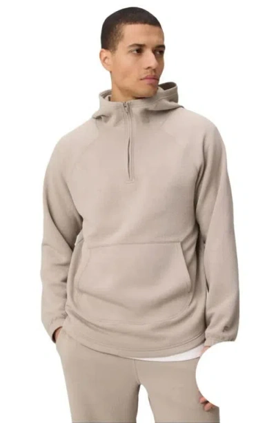 Fabletics The Gridtech Quarter Zip Hoodie In Neutral