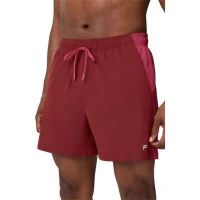 Fabletics The O2 Run Short 5in In Burgundy