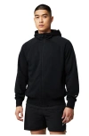 Fabletics The Year Round Terry Full Zip Hoodie In Black