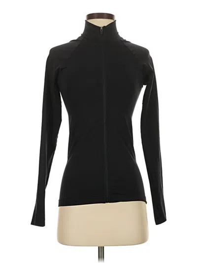 Pre-owned Fabletics Track Jacket In Black