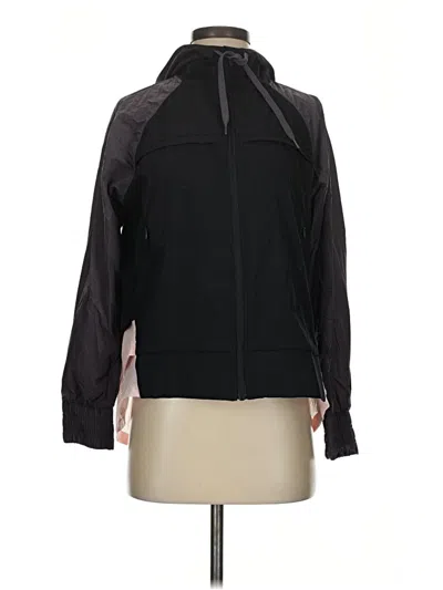 Pre-owned Fabletics Track Jacket In Black