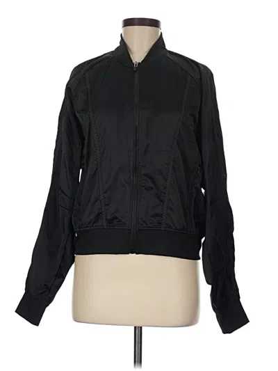 Pre-owned Fabletics Track Jacket In Black