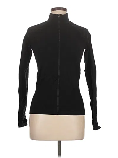 Pre-owned Fabletics Track Jacket In Black