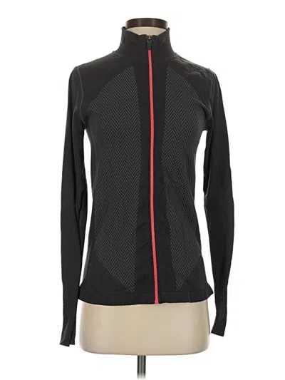 Pre-owned Fabletics Track Jacket In Black