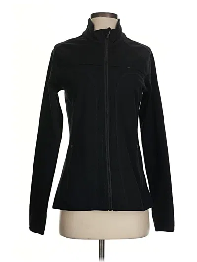 Pre-owned Fabletics Track Jacket In Black
