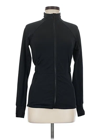 Pre-owned Fabletics Track Jacket In Black