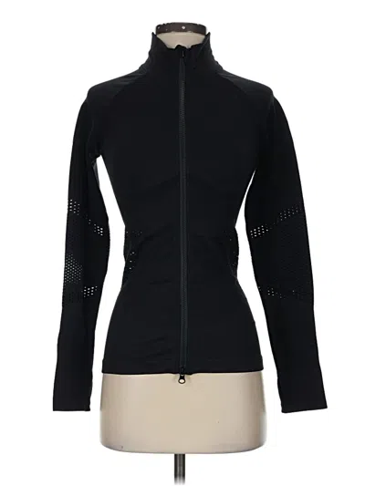 Pre-owned Fabletics Track Jacket In Black