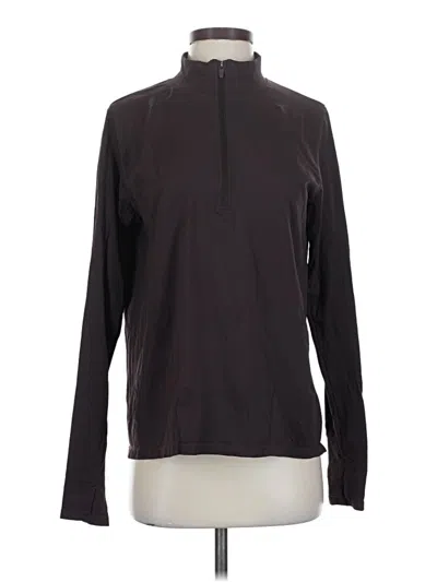 Pre-owned Fabletics Track Jacket In Black