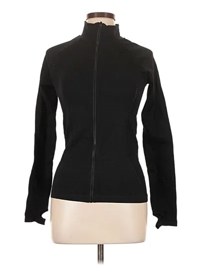 Pre-owned Fabletics Track Jacket In Black
