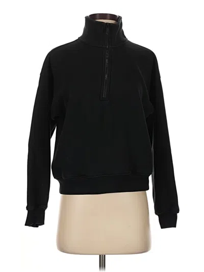 Pre-owned Fabletics Track Jacket In Black