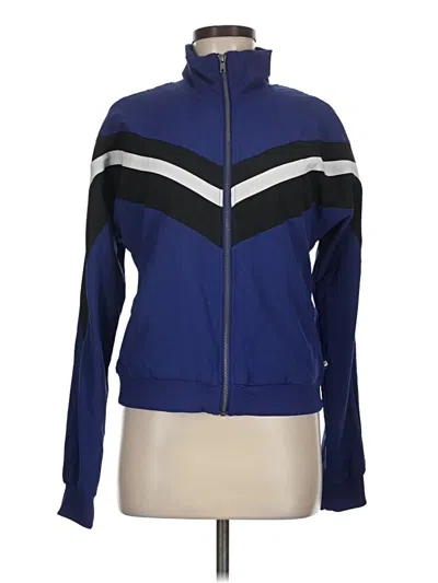 Pre-owned Fabletics Track Jacket In Blue