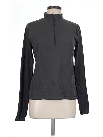 Pre-owned Fabletics Track Jacket In Gray
