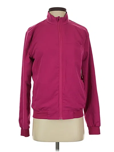 Pre-owned Fabletics Track Jacket In Pink