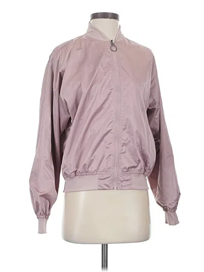Pre-owned Fabletics Track Jacket In Pink