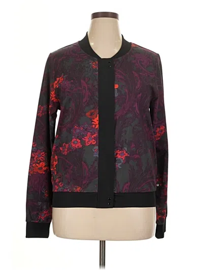 Pre-owned Fabletics Track Jacket In Purple