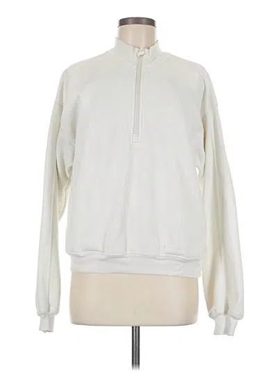 Pre-owned Fabletics Track Jacket In White