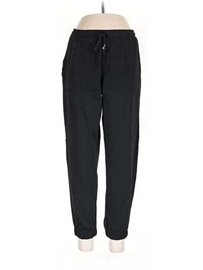 Pre-owned Fabletics Track Pants In Black
