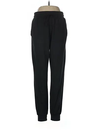 Pre-owned Fabletics Track Pants In Black