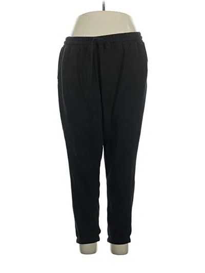 Pre-owned Fabletics Track Pants In Black