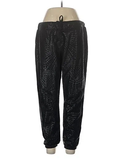 Pre-owned Fabletics Track Pants In Black