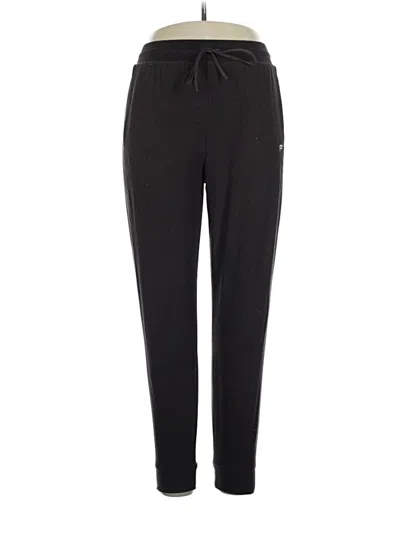 Pre-owned Fabletics Track Pants In Black