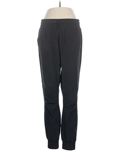 Pre-owned Fabletics Track Pants In Black