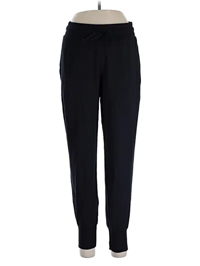 Pre-owned Fabletics Track Pants In Black
