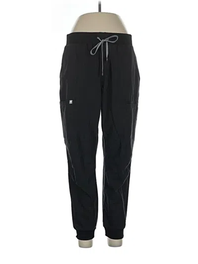 Pre-owned Fabletics Track Pants In Black
