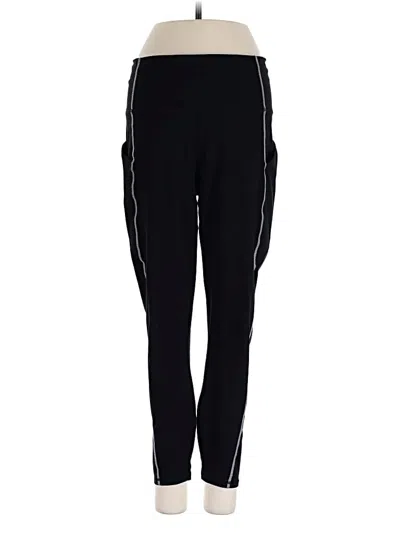 Pre-owned Fabletics Track Pants In Black