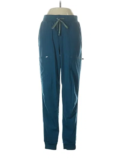 Pre-owned Fabletics Track Pants In Blue