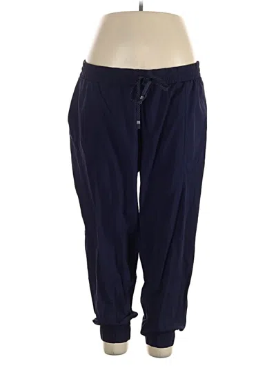Pre-owned Fabletics Track Pants In Blue