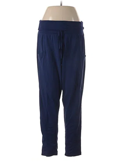 Pre-owned Fabletics Track Pants In Blue