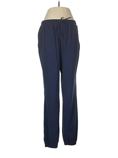 Pre-owned Fabletics Track Pants In Blue