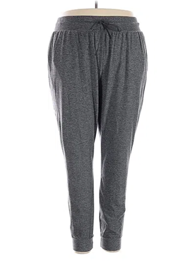 Pre-owned Fabletics Track Pants In Gray