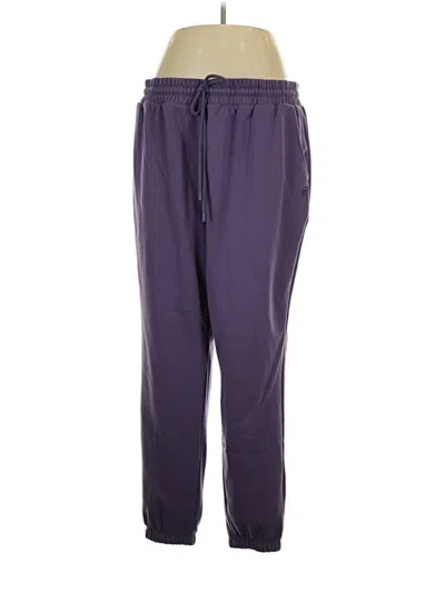 Pre-owned Fabletics Track Pants In Purple