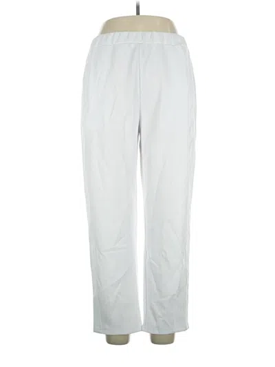 Pre-owned Fabletics Track Pants In Silver