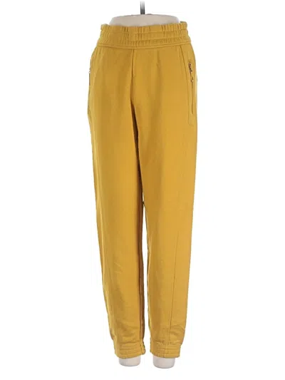 Pre-owned Fabletics Track Pants In Yellow