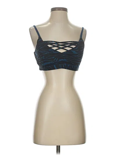Pre-owned Fabletics Tube Top Blue Strapless Neckline Tops