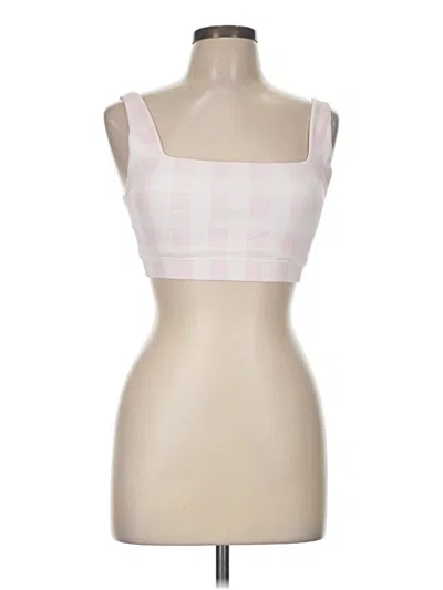 Pre-owned Fabletics Tube Top Pink Square Neckline Tops