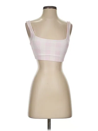 Pre-owned Fabletics Tube Top Pink Square Neckline Tops