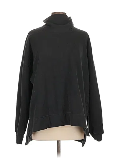 Pre-owned Fabletics Turtleneck Sweater In Black