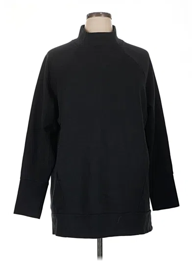 Pre-owned Fabletics Turtleneck Sweater In Black
