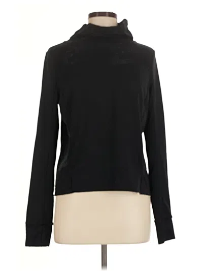 Pre-owned Fabletics Turtleneck Sweater In Black