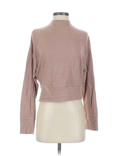 Pre-owned Fabletics Turtleneck Sweater In Brown