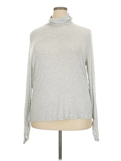 Pre-owned Fabletics Turtleneck Sweater In Gray