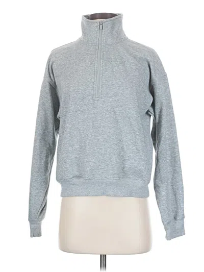 Pre-owned Fabletics Turtleneck Sweater In Gray