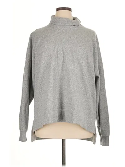 Pre-owned Fabletics Turtleneck Sweater In Gray