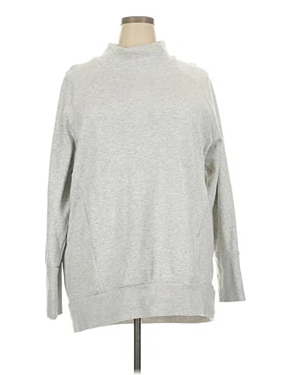 Pre-owned Fabletics Turtleneck Sweater In Gray